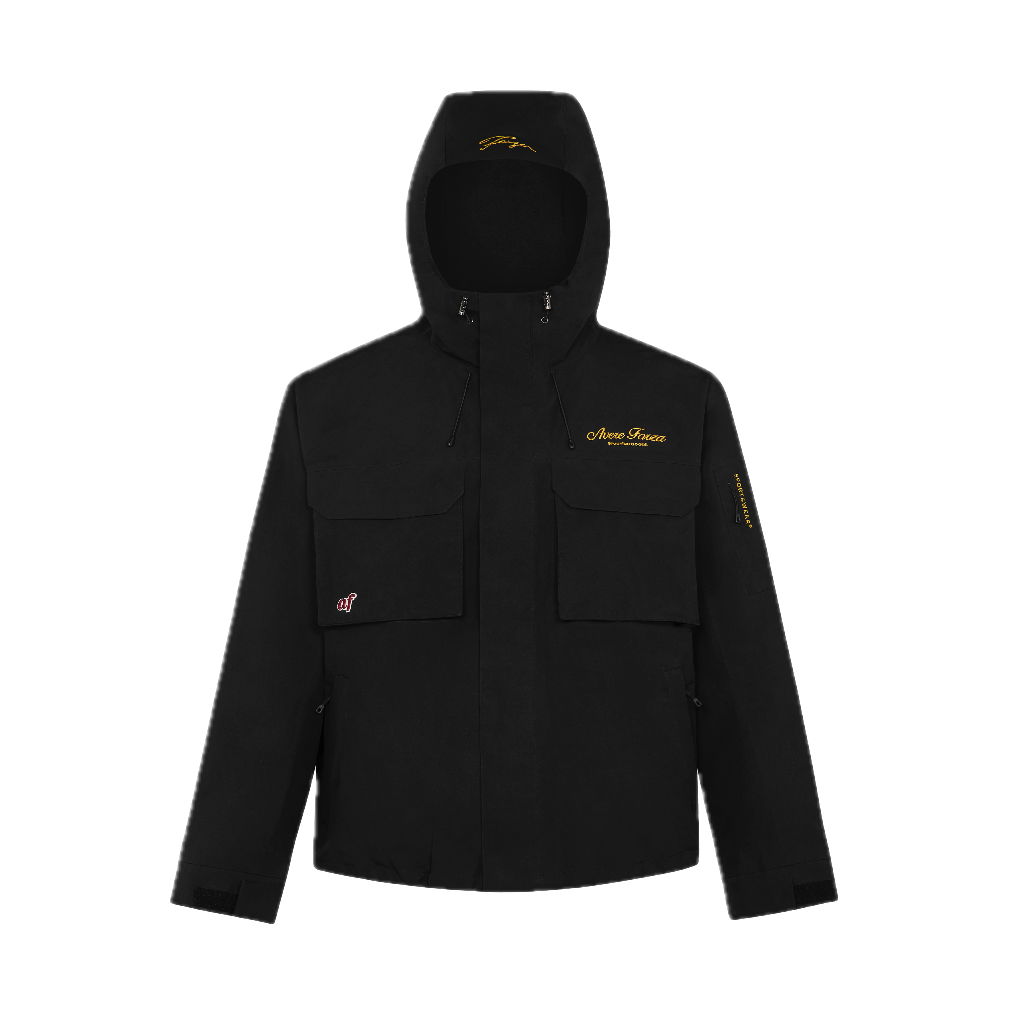 1. BLACK SPORTSWEAR Waterproof Jacket