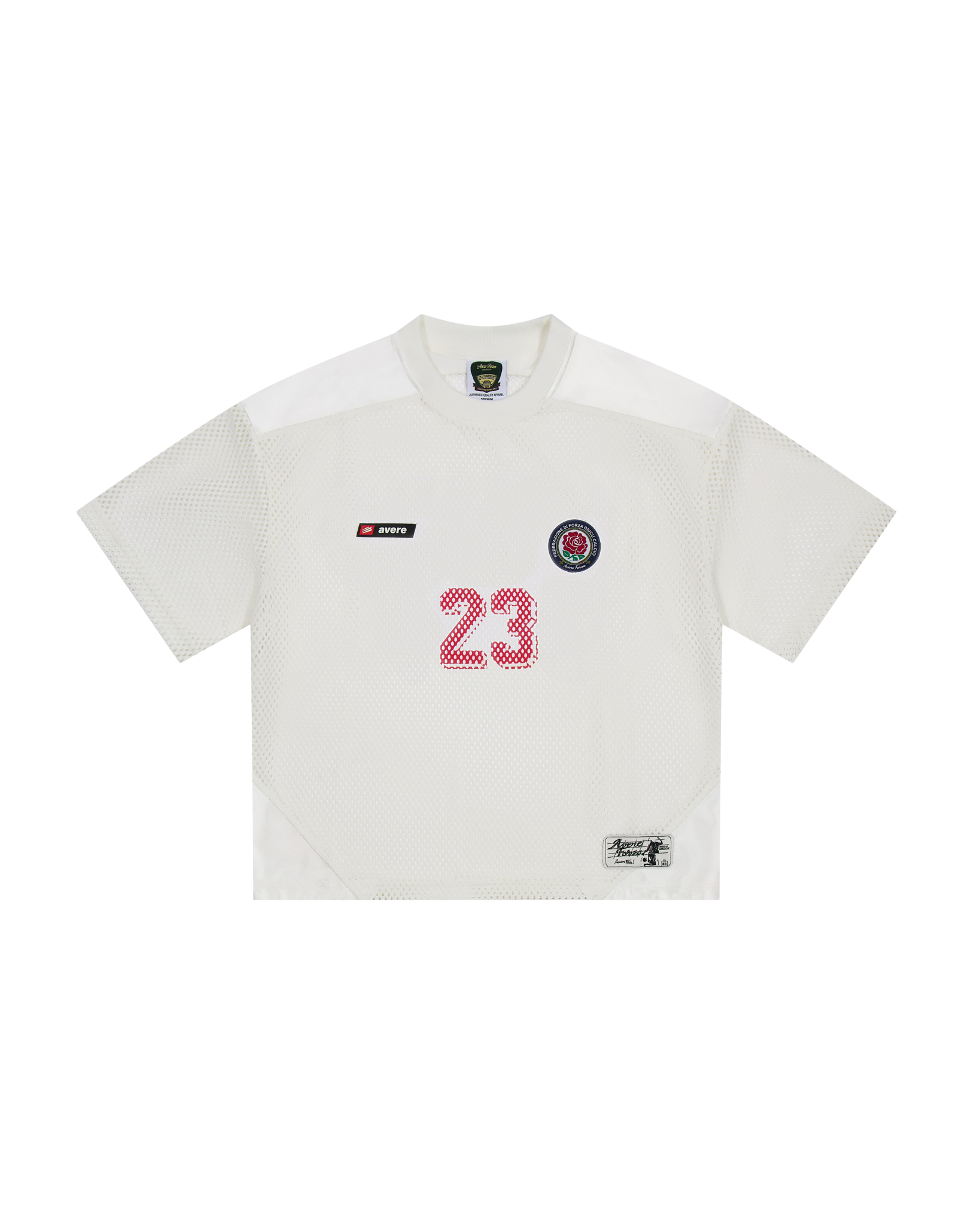1. Avere Mesh Ball Jersey (White)
