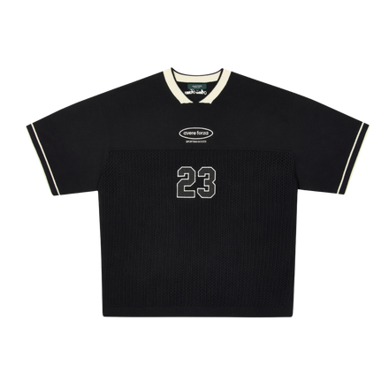 4. Gridiron Knitted Jersey (Black and Off White)